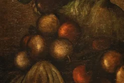 Anhänger von Giuseppe Arcimboldo, anthropomorphe Allegorie des Winters, 18. Jh., Ölgemälde auf Leinwand, gerahmt