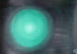 Anna Maria Caboni, Green Light, 2010, Acrylbild