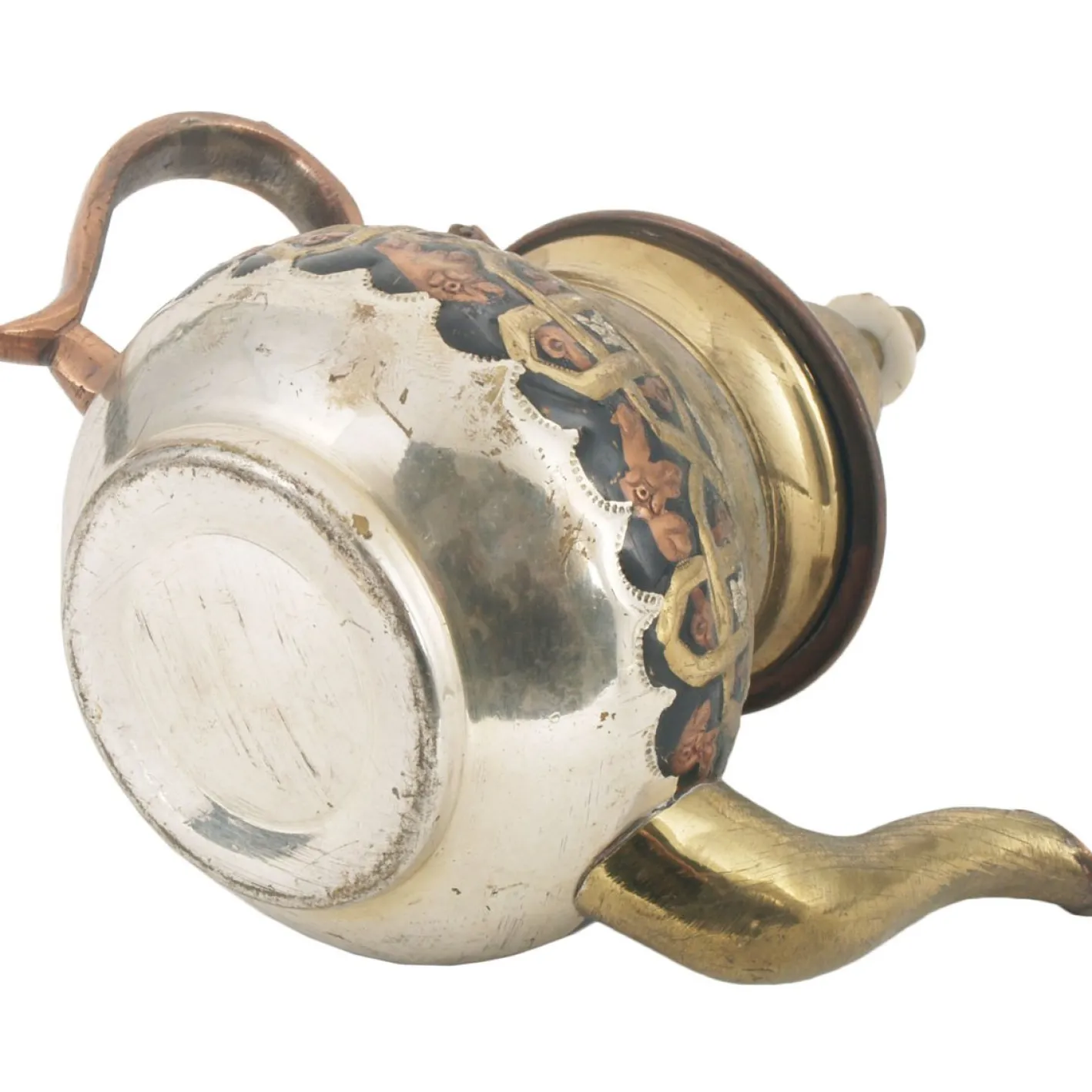 Antike arabische Teekannen von Papillon, 3er Set