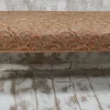 Antike Barley Twist Bank aus Eiche, 1880