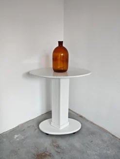 Antike Bernsteinblaue Apothekerflasche, Österreich, 1920er
