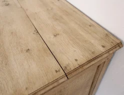 Antike deutsche barocke Kommode aus gebleichter Eiche, 1700er