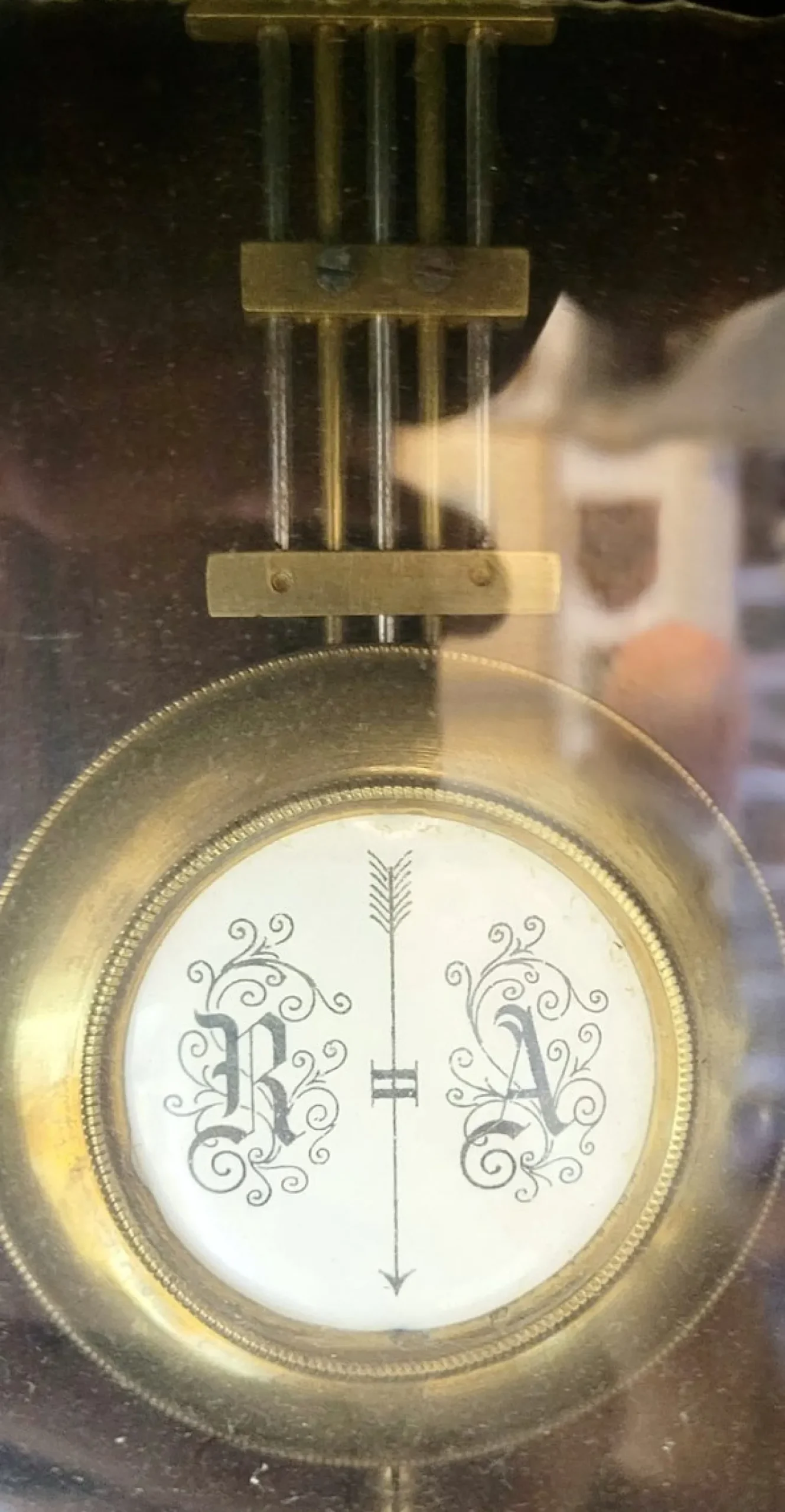Antike deutsche Junghans Regulator Wanduhr mit Pendel, 1890