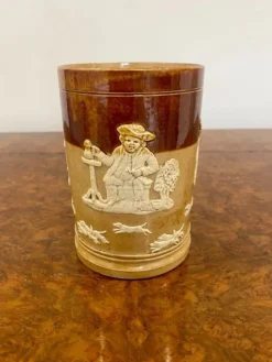 Antike Doulton Lambeth Tasse, 1880