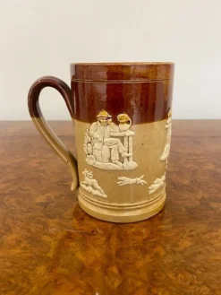 Antike Doulton Lambeth Tasse, 1880