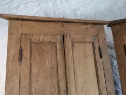 Antike Eckschränke aus Eiche, 1890, 2er Set