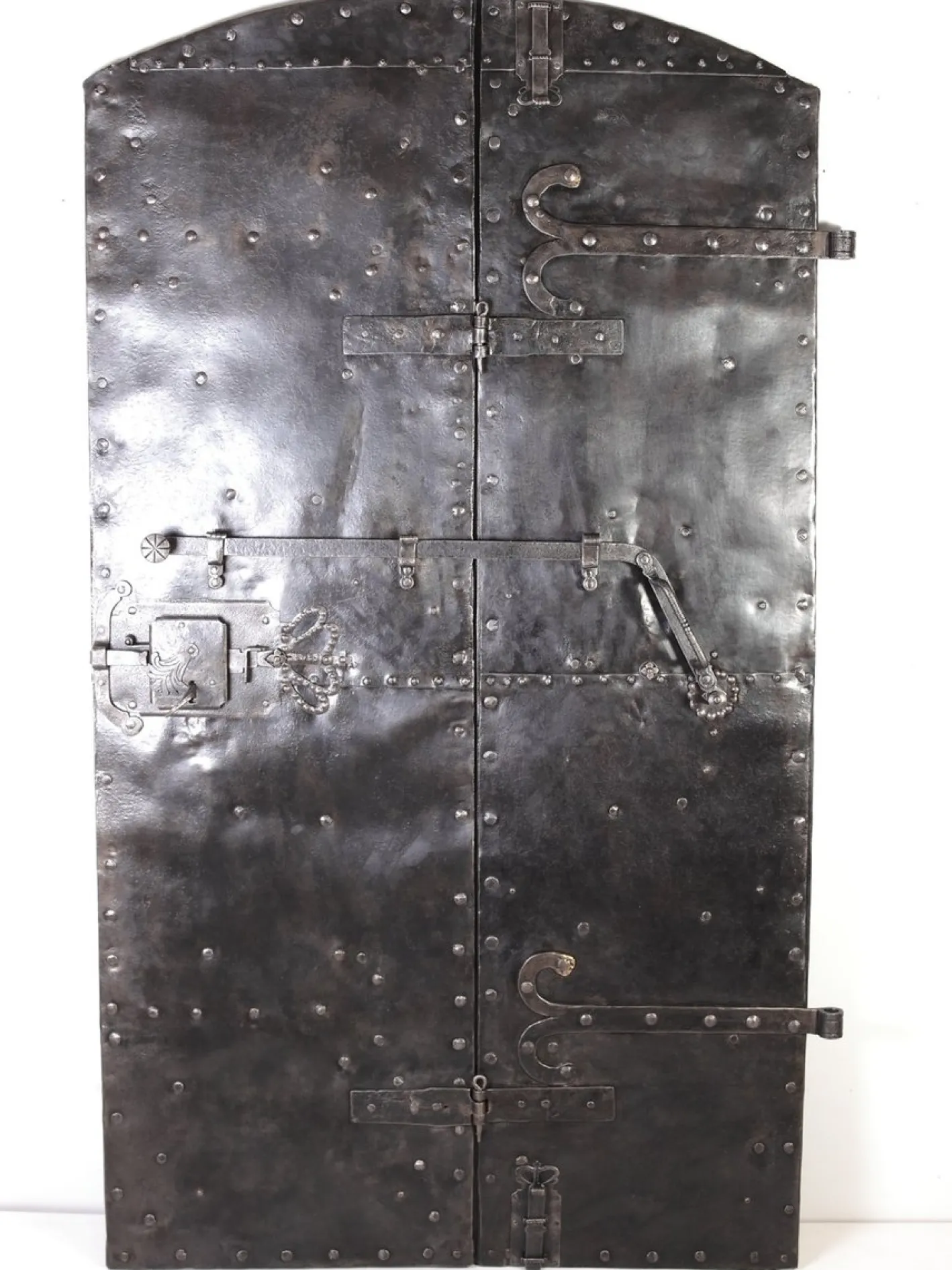 Antike eiserne Falttür, Böhmen, 1760er