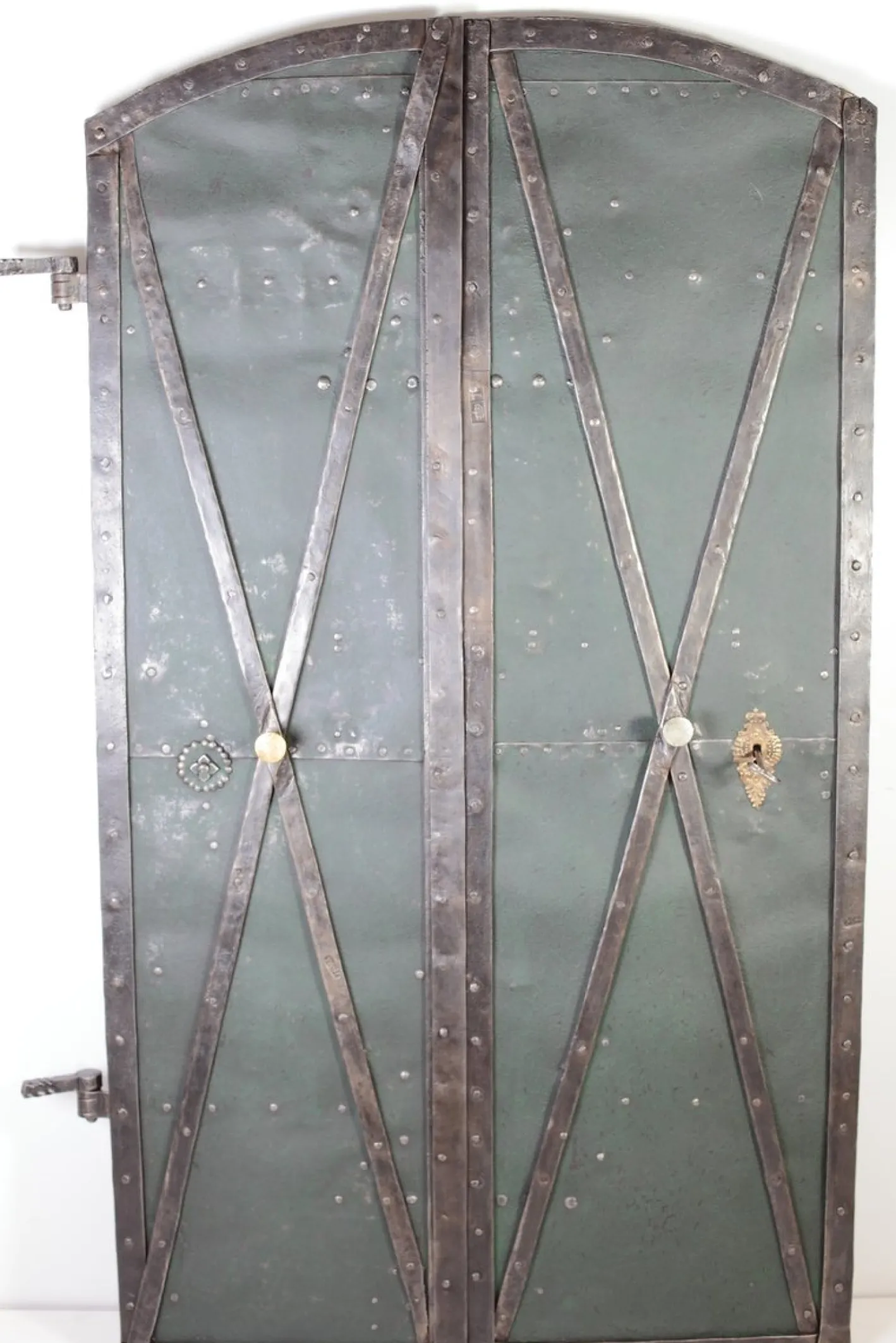 Antike eiserne Falttür, Böhmen, 1760er
