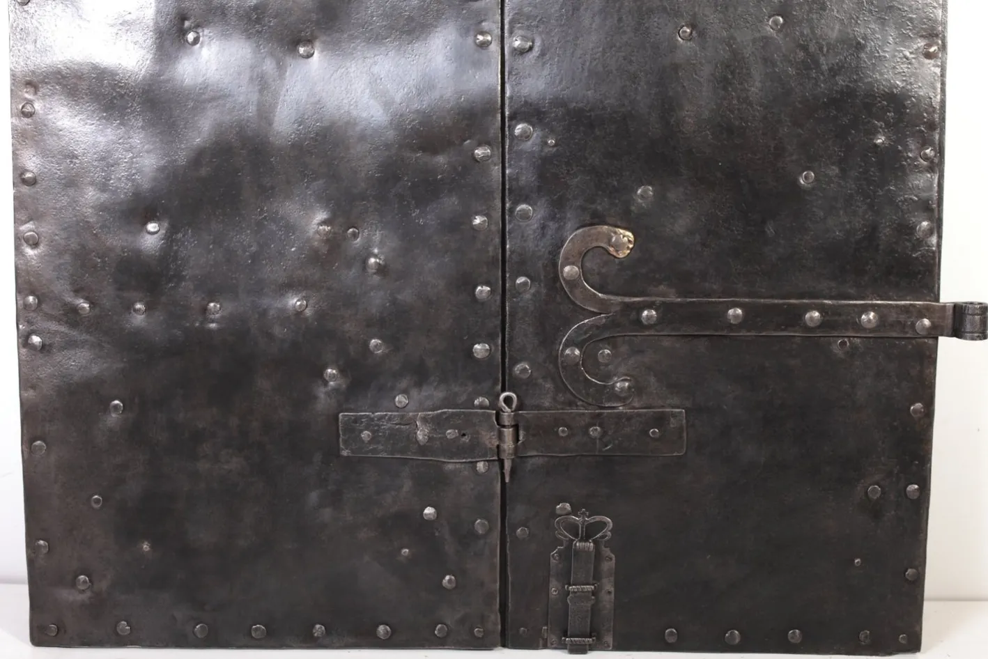 Antike eiserne Falttür, Böhmen, 1760er