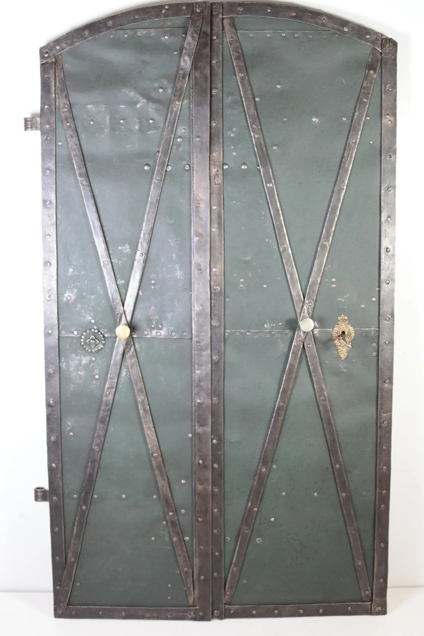 Antike eiserne Falttür, Böhmen, 1760er