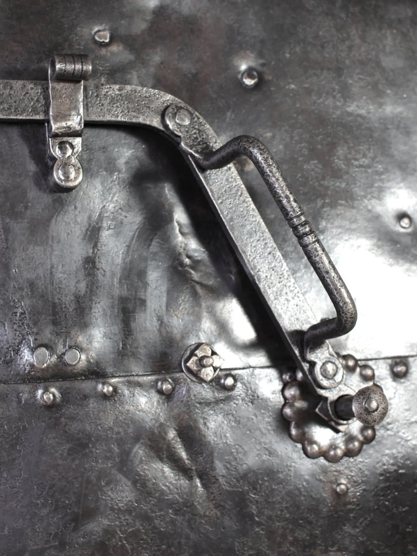 Antike eiserne Falttür, Böhmen, 1760er
