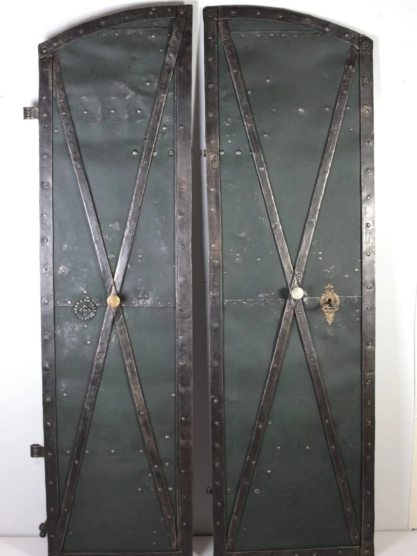 Antike eiserne Falttür, Böhmen, 1760er