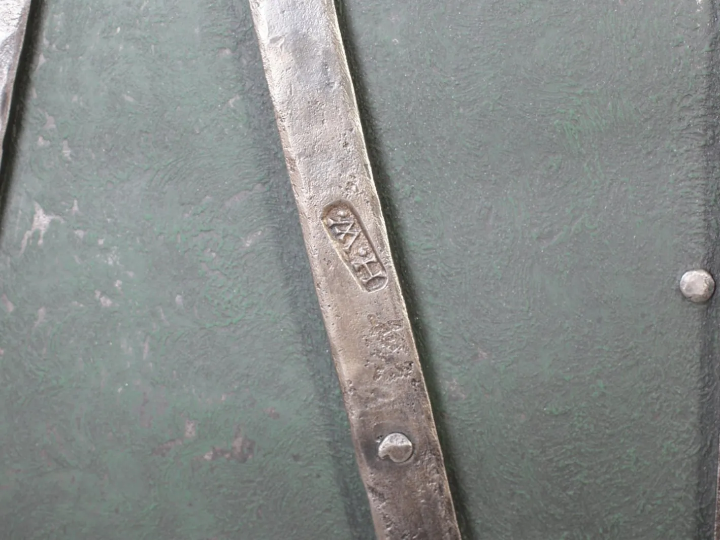 Antike eiserne Falttür, Böhmen, 1760er