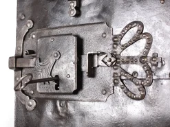 Antike eiserne Falttür, Böhmen, 1760er