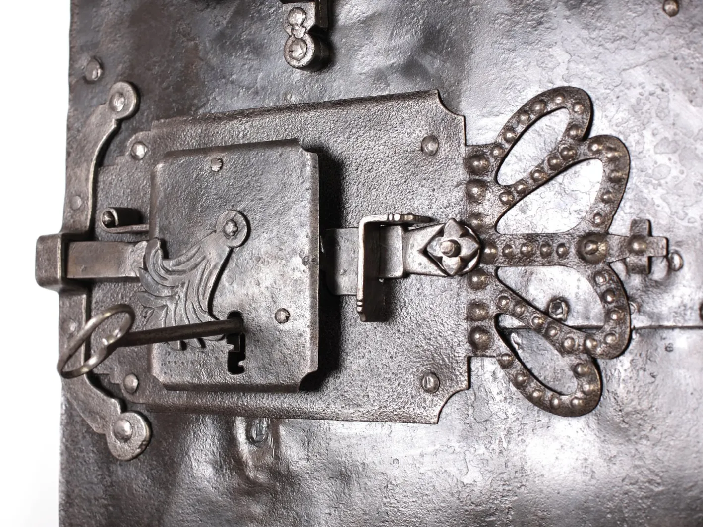 Antike eiserne Falttür, Böhmen, 1760er