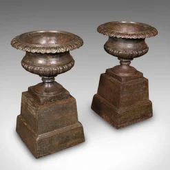 Antike englische Garten Übertöpfe, 1850, 2 . Set