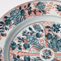 Antike englische Keramikteller von Wedgwood, 2er Set