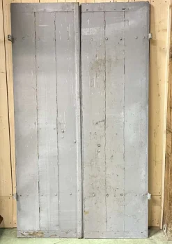 Antike Fensterläden aus Tannenholz, 1890er, 2er Set