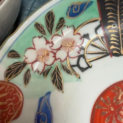 Antike Imari Dessertteller aus Porzellan, 1890er, 10 . Set