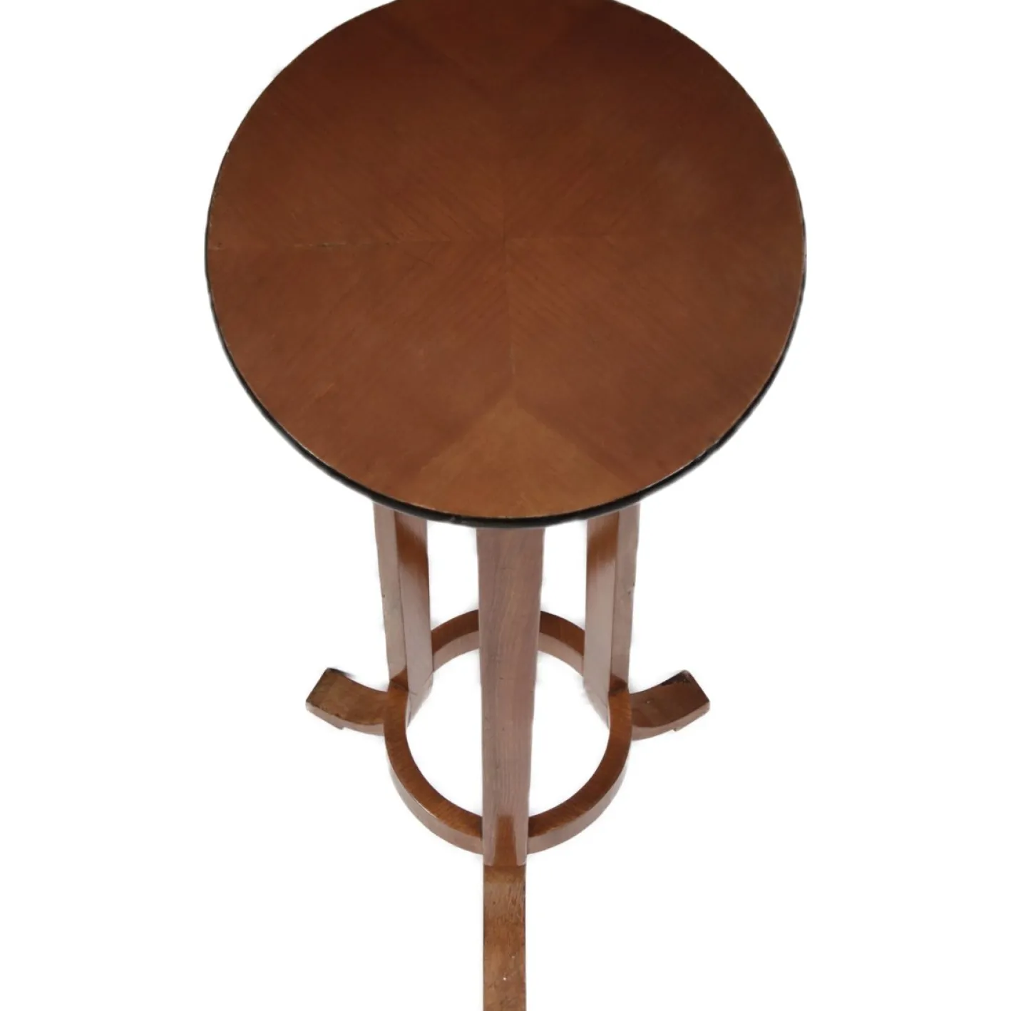 Antike Jugendstil Blumensäule aus Kirschholz, 1915