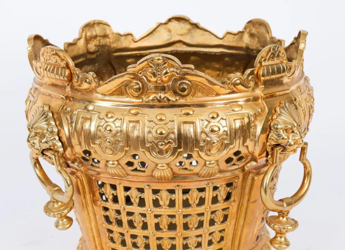 Antike Louis XIV Ormolu Jardinieres, 19. Jh., 2er Set