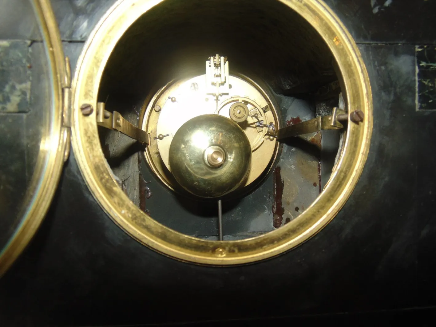 Antike Marmor Uhr