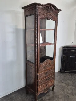 Antike normannische Kommode aus Eiche, 1800er