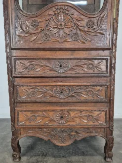Antike normannische Kommode aus Eiche, 1800er