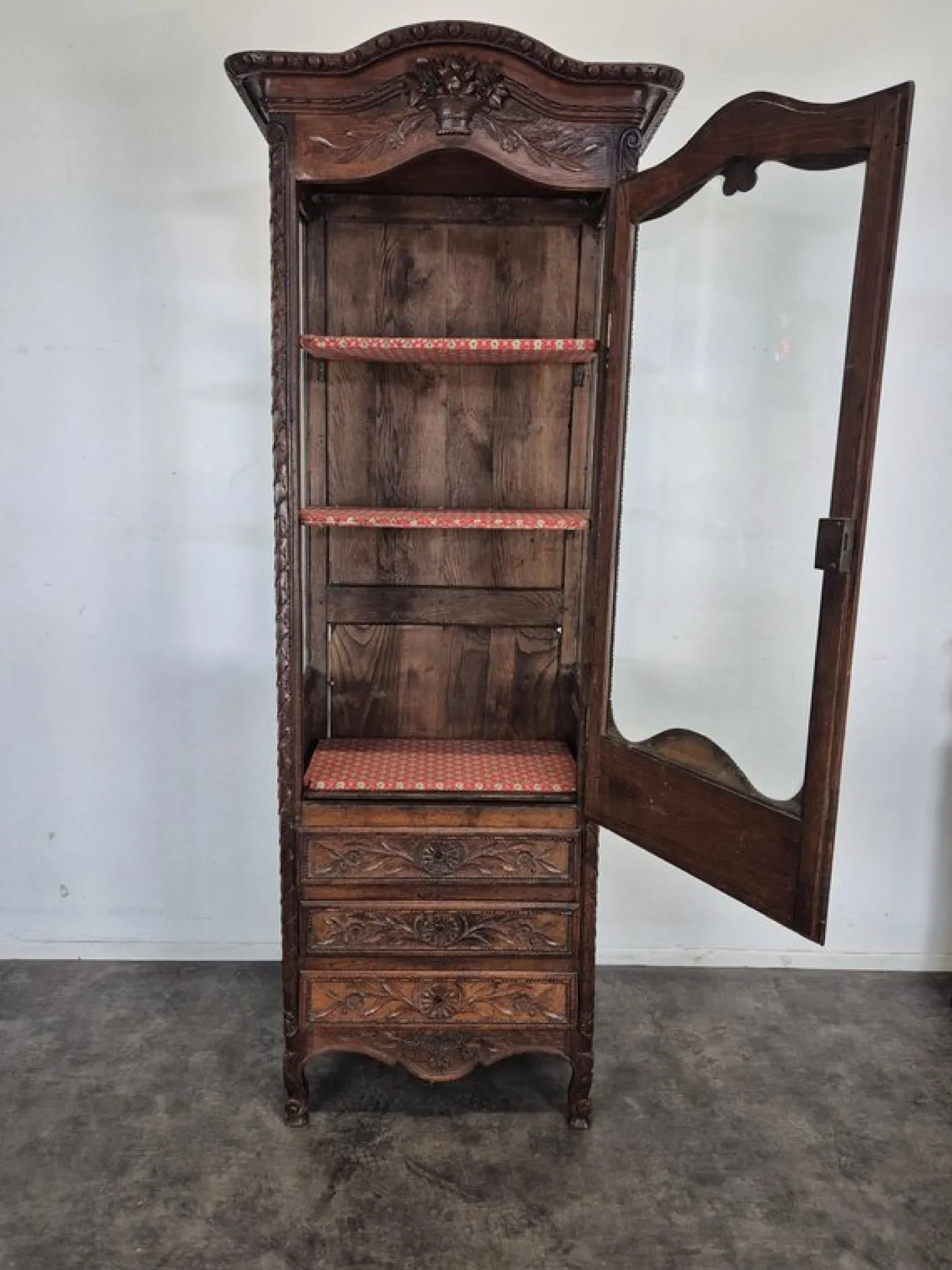 Antike normannische Kommode aus Eiche, 1800er