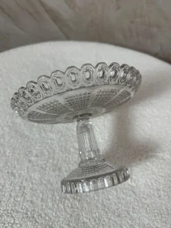 Antike Obstschale aus Glas, 1900