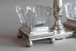 Antike offene Salze, 1890, 2er Set