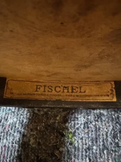 Antiker Armlehnstuhl aus Bugholz von Fischel, 1890er