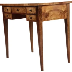 Antiker Biedermeier Damenschreibtisch aus Nussholz, 1830
