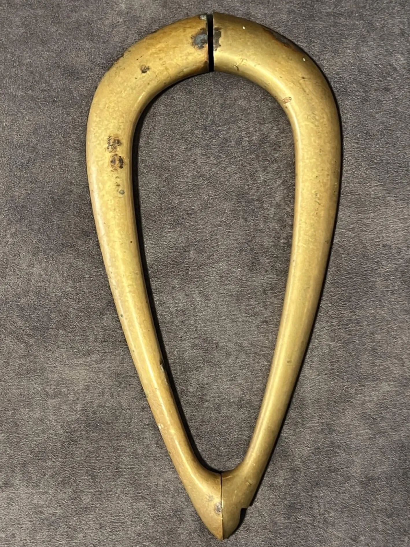 Antiker Bronzegriff, 1900, 2er Set