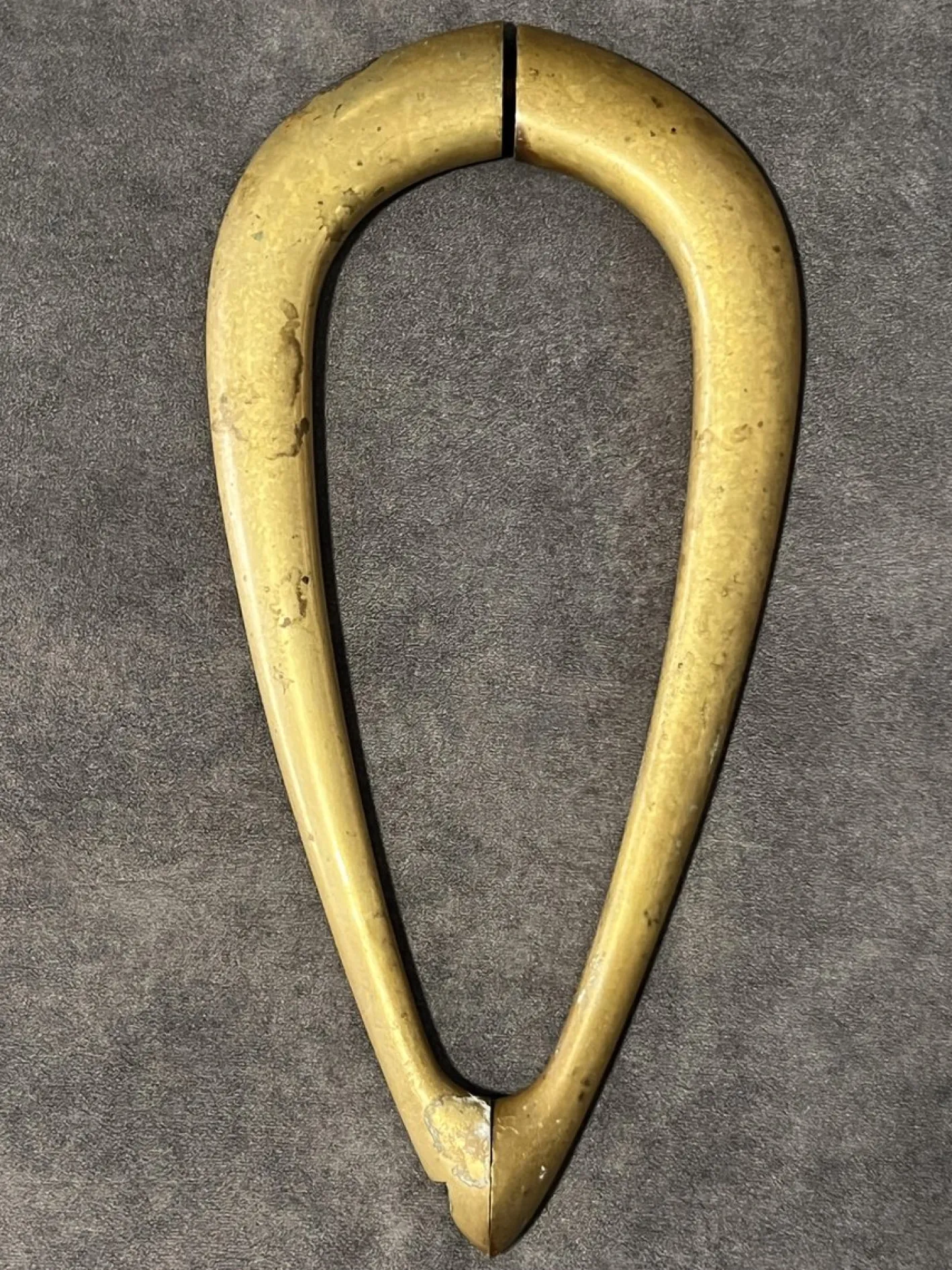 Antiker Bronzegriff, 1900, 2er Set