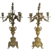Antiker Bronze Kronleuchter, 2 . Set