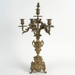 Antiker Bronze Kronleuchter, 2 . Set