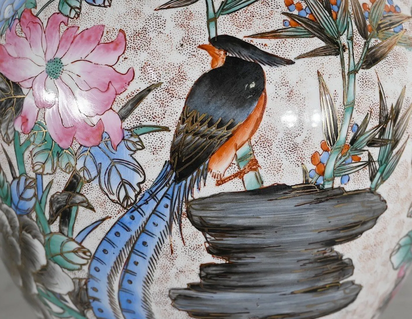 Antiker chinesischer Deckelbehälter, 1890er