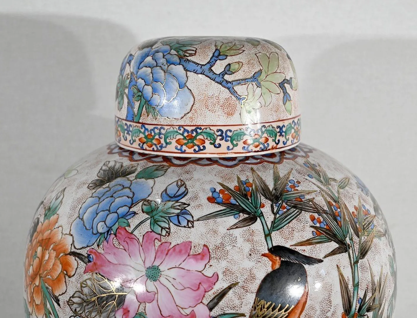 Antiker chinesischer Deckelbehälter, 1890er