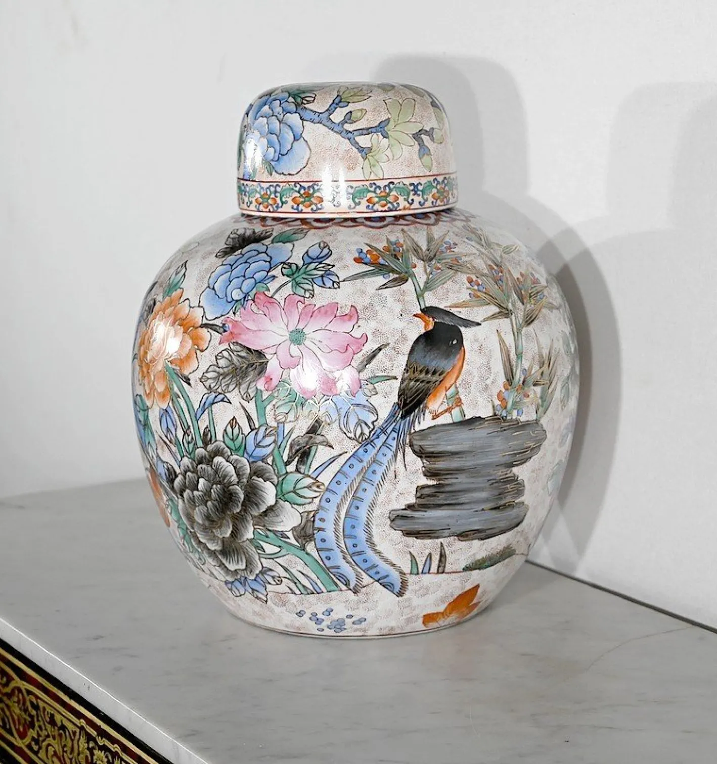 Antiker chinesischer Deckelbehälter, 1890er