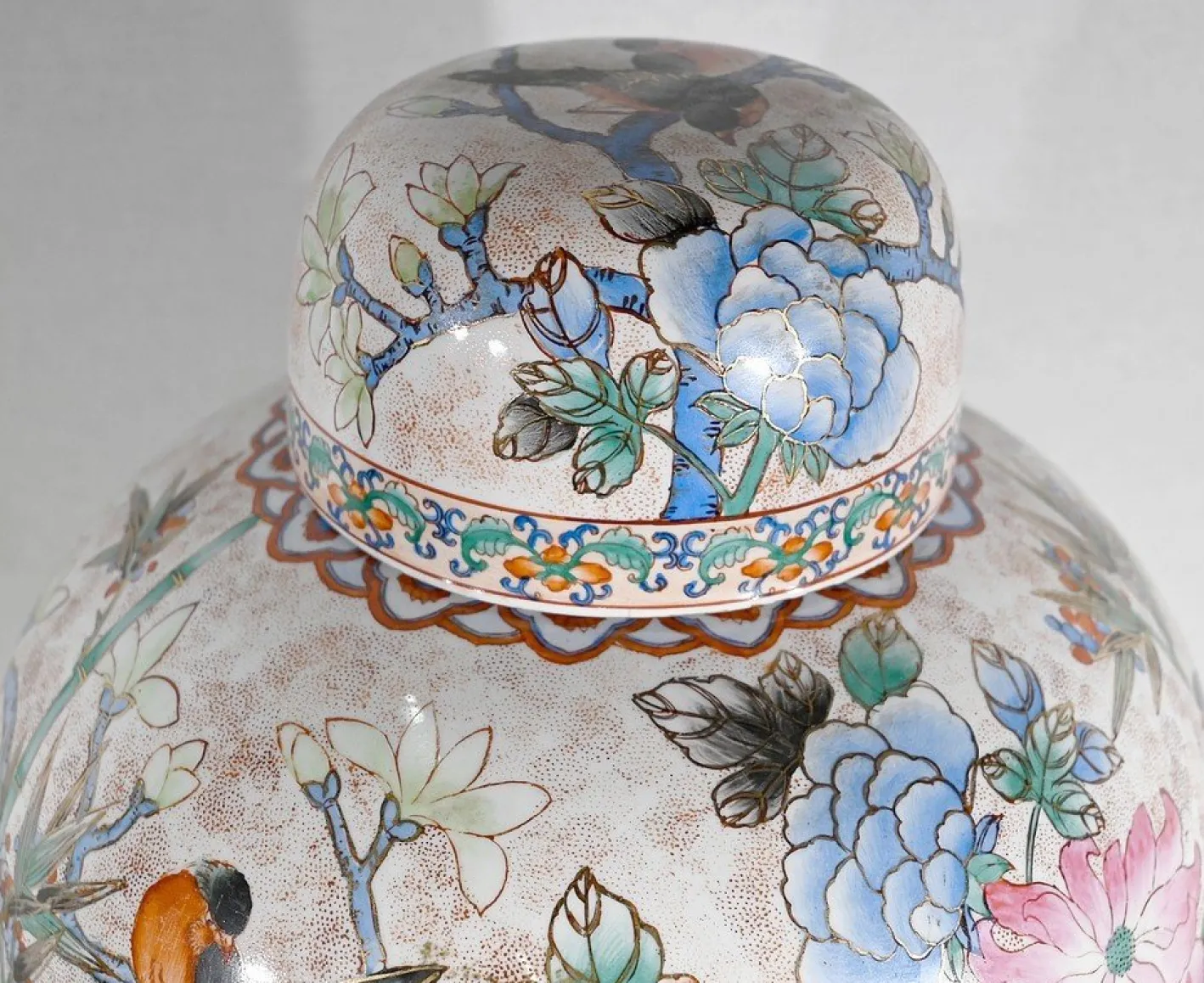 Antiker chinesischer Deckelbehälter, 1890er