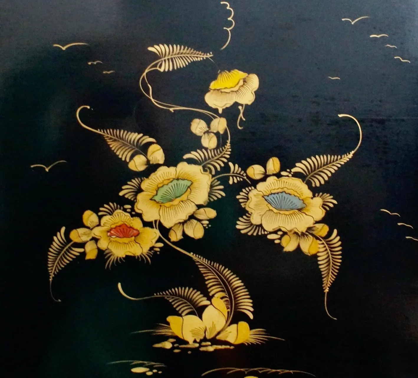 Antiker Chinoiserie Raumteiler, 1900er