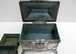 Antiker deutscher Jugendstil Schmuckkasten von WMF