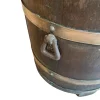 Antiker Eimer aus Eiche & Messing von RA Lister LTD