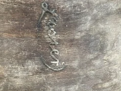 Antiker Eimer aus Eiche & Messing von RA Lister LTD