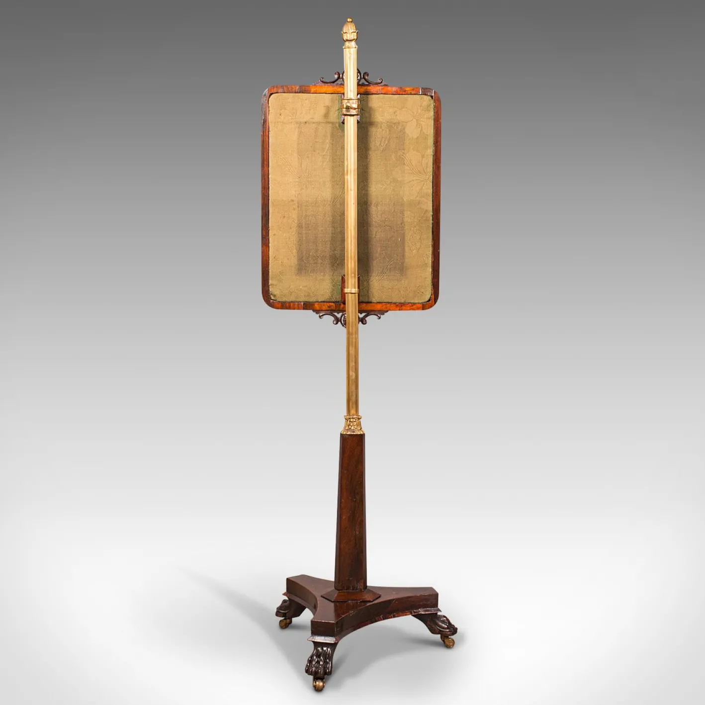 Antiker englischer Kaminschirm, 1830er