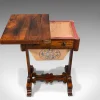 Antiker englischer Regency Palisander Klapptisch, 1820er