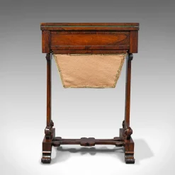 Antiker englischer Regency Palisander Klapptisch, 1820er