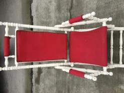 Antiker Französischer Napoleon III Schaukelstuhl