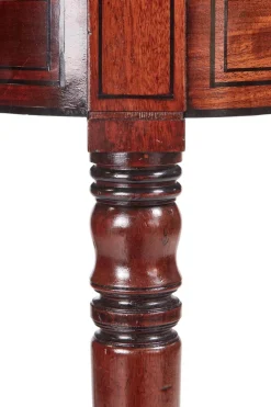 Antiker George III Kartentisch aus Mahagoni